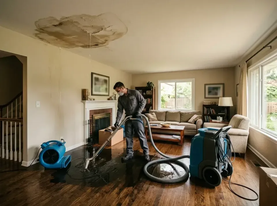 attic-pipe-burst-ceiling-drip-008 — frequently asked questions, Water Damage Restoration & Carpet Care in Experiment, GA